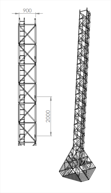 Telecoms Towers, Masts and Accessories for Lattice Towers and Monopoles