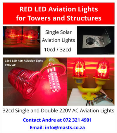 RED LED Aviation Lights