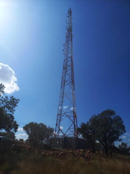 60m, 3 leg angle tower