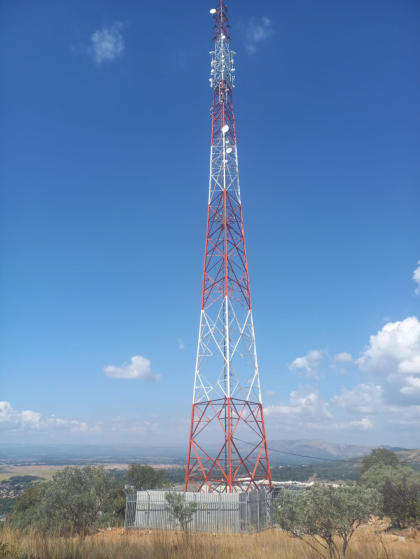 60m, 3 leg angle tower